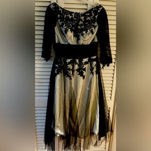 Retro lace dress